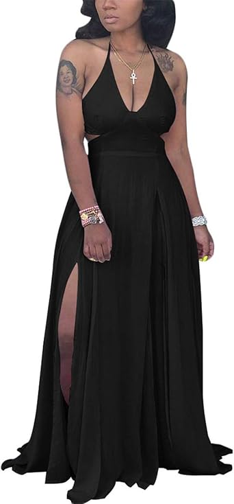 backless one piece party wear