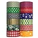 allydrew Washi Tapes Decorative Masking Tapes, Set of 12, ADSET12