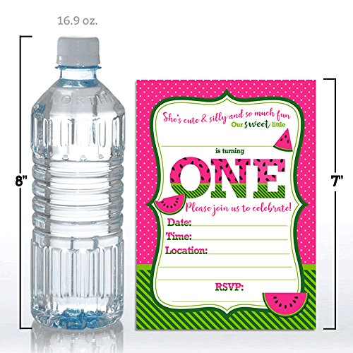 3 Birthday+Watermelon+Invitations+Envelopes+AmandaCreation