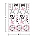 Creative Converting Party in Paris Stickers, 4 count (Pack of 1)