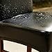 Jinzio Dining Chair Covers, Solid Pu Leather Waterproof Stretch Dining Chair Protctor Cover Slipcover (1, Coffee)