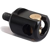SOPOGER Bow Stabilizer Quick Disconnect Double Joint Archery Shock Absorber Connector Adjustable Bow Rod Stabilizer