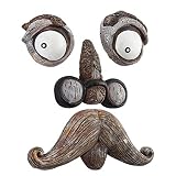 HTOOR Old Man Tree Hugger, Garden Yard Art Decoration and Outdoor Tree Hugger Sculpture Whimsical Tree Face