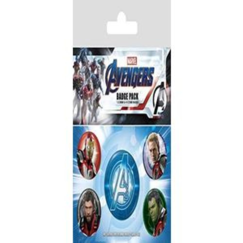 Marvel Comics Avengers - Pack de 5 badges, 201043