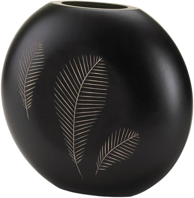 Koehler Home Decor Wooden Feather Imprint Vase