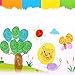 LOVOUS 20 Colors Rainbow Craft Finger Ink pads for Rubber Stamps Card Making Preschool Kids Finger Painting Training Washable Ink Pad Non-toxic