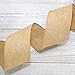 Morex Natural Burlap Wired Ribbon for Decorations, Holidays, Parties, Home and Outdoor Decor, 2.5