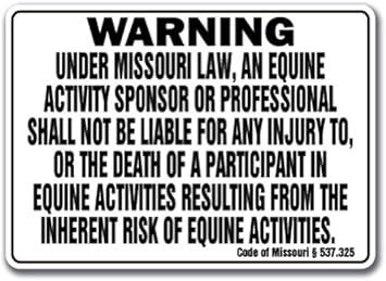 Amazon Com Funny Decorative Signs Missouri Equine Sign Activity