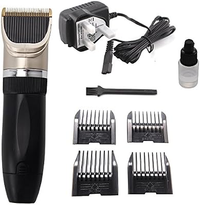 Hatteker Dog Grooming Clippers Cordless Pet Hair Clippers Trimmer Waterproof Professional Gomming Kit Hair Clipper Set For Dogs Cats Pets Quite Usb Rechargeable Amazon Co Uk Pet Supplies