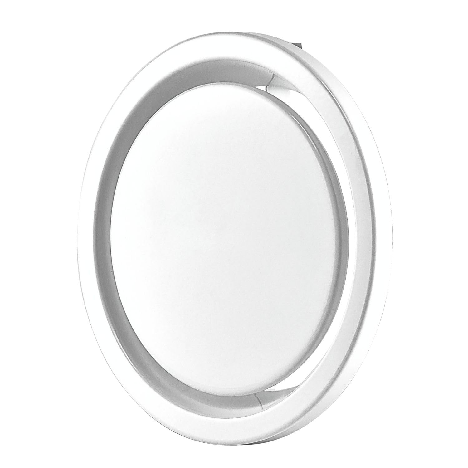 Steinberg14 Air Exhaust Valve - Extractor Fan Vent Cover - Round Adjustable Air Vent - Bathroom Diffuser - Wall Vent Cover - Ceiling Vent Grille (White, 200mm / 8")