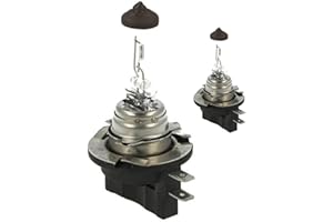 Carall 2 PCS Car Halogen Bulbs H11B H9B 12V 55W PGJY19-2, For Headlight Car Bulbs, Beam Low/High Beam Fog Light Replacement