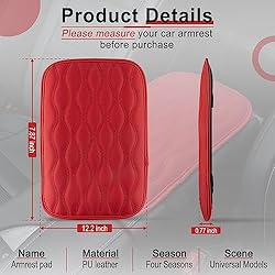 Amiss Auto Center Console Pad, Universal Waterproof