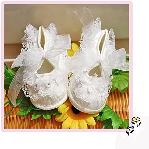 Novolix Lovely Toddler Baby Girl Shoes Lace Flower Sandals Bowknot Casual Shoes Princess Prewalker 0-1 Year Old