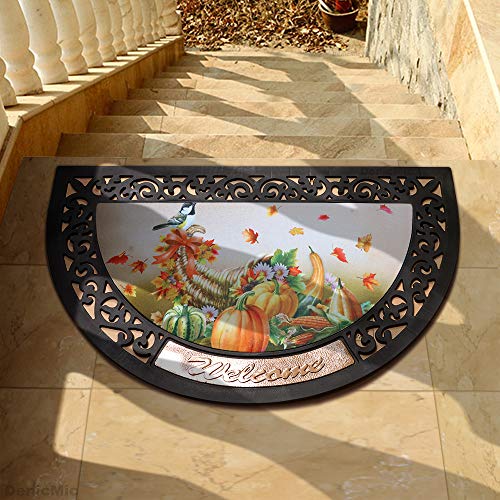DenicMic Welcome Mats Door Mats Floor Mats Non Slip for Home, Seasons Holiday Changeable Door Mats Outside Rubber Mat Indoor Outdoor Rugs for Patios, 32" L x 20" W, 6 Pcs