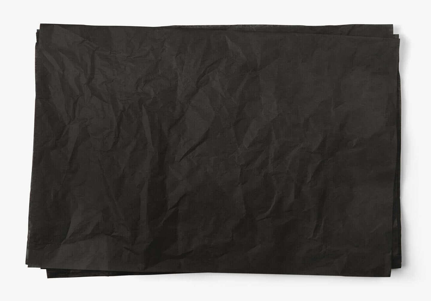 InsideMyNest Coloured Extra Large Tissue Paper Sheets Premium Quality Eco-Friendly Biodegradable Compostable Acid-Free Colourfast (Pack of 10 Sheets) (Black)