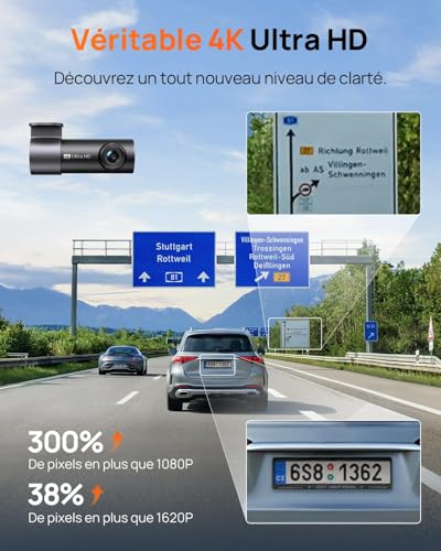 70mai M310 Plus 4K Mini WiFi Dash Cam