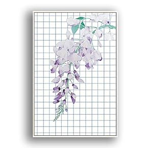 Framed Canvas Wall Art Beautiful Flowers in Grid Giclee Print Gallery Wrap Modern Home Prints Ready to Hang - 16x24 inches