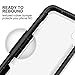 DAUPIN for iPhone Xs Case iPhone X Clear Case Protective Heavy Duty TPU Shatterproof Bumper Edges Crystal Clear Hard PC Back Cover for Apple iPhone Xs/X Black+Clear