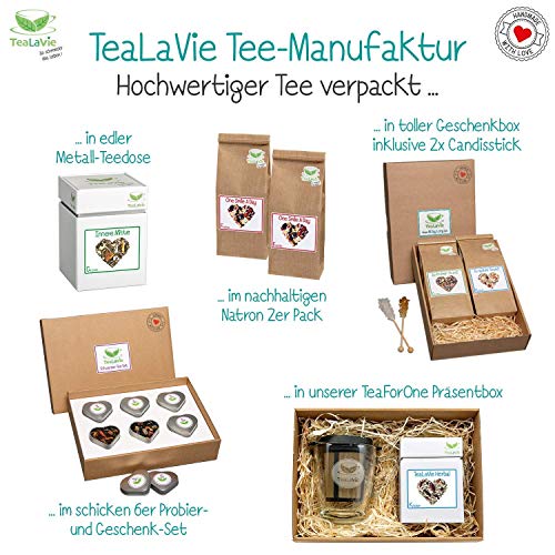 TEALAVIE - Kuschel & Smile | 2er Set Früchtetee | loser hochwertiger Früchte Tee in nachhaltigem Design für Teeliebhaber… – Bild 6