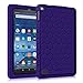 Fintie Silicone Case for Fire 7 2015 - [Honey Comb Series] Light Weight [Anti Slip] Shock Proof Protective Cover [Kids Friendly] for Amazon Fire 7 Tablet (Fire 7