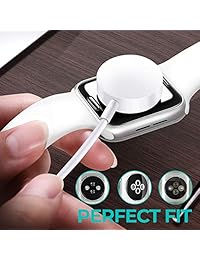 Cable cargador de reloj con certificado MFi magnético, inalámbrico, portátil, cable de carga compatible con Apple Watch Series 4, 3, 2, 1