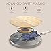 Fast Wireless Charger, Auckly 10W Bamboo Qi Wireless Charging Pad with Matte Aluminum Newest Model for iPhone 8/ 8 Plus/ X and Samsung Galaxy Note8/ Note5/ S9/ S9+/ S8/ S8 Plus/ S7/ S7edge/ S6/ S6Egde