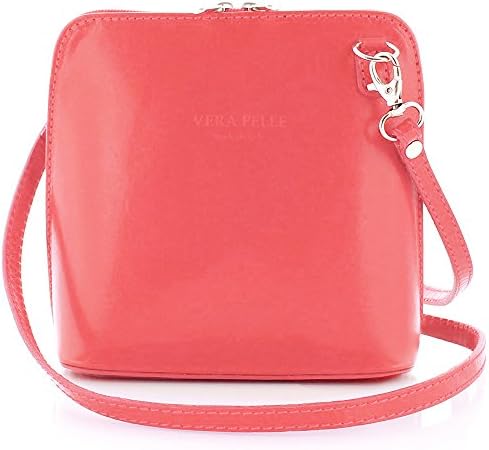 Ann Tarry Color Splash Collection Genuine Leather Shoulder Crossbody Bag Made in Italy