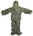 HaoFst Children's Camouflage Uniform Ghillie Suit Camo Woodland Camouflage Forest Hunting 4-Piece + Bag