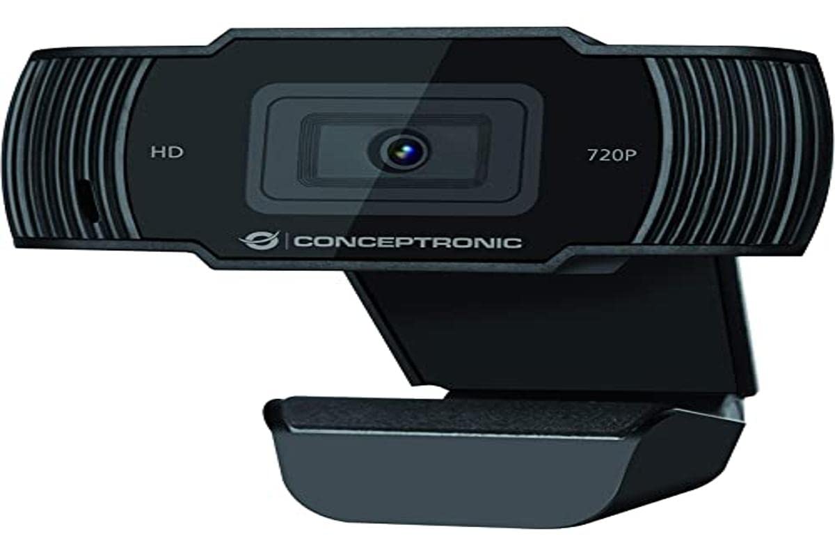 Conceptronic USB Webcam AMDIS03B 720p HD with Microphone 30fps Plug & Play