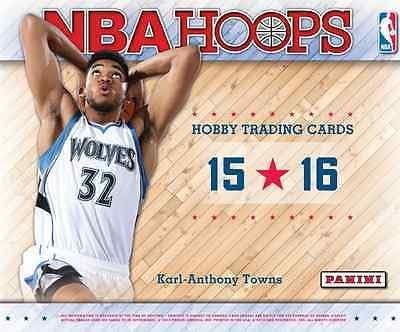 2015/16 Panini Hoops Official NBA Basketball Cards Hobby Box - 24 packs of 12 cards each!! by Hoops NBA Basketball