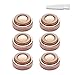 Facial Hair Remover Replacement Heads, Hair Removal Replacing Blades for Upper Lip Chin Cheeks Sideburns, Electronic Shaver Head Cutter Replacement with 18K Gold-Plated Blade Cover 6 PCS