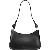 S-ZONE Leather Shoulder Bags for Women Small Shoulder Purse Handbags Clutch Hobo Bag Cute Purses