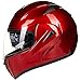 ILM Motorcycle Helmets Modular Dual Visor Flip-up Full Face Street Bike Racing Helmet DOT 5 Colors Model 808 (L, Red)