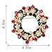 Maggie 9 PCS/Pack Rhinestone Crystal Christmas Brooch Pin Set for Christmas Decorations Ornaments Gifts