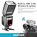 Neewer 2.4G Wireless 1/8000 HSS TTL Master/Slave Flash Speedlite for Canon DSLR Camera with 2000mAh Li-ion Battery to Provide 650 flashes Recycle in 1.5s NW860IIC