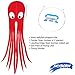 Skyborn Red Alien Jellyfish Kites With Flying Winder And 200 Feet Of Line - Huge (8.5 feet x 2 feet) Excellent Flyer - Beautiful Design And Colors - Top Quality Materials And Construction