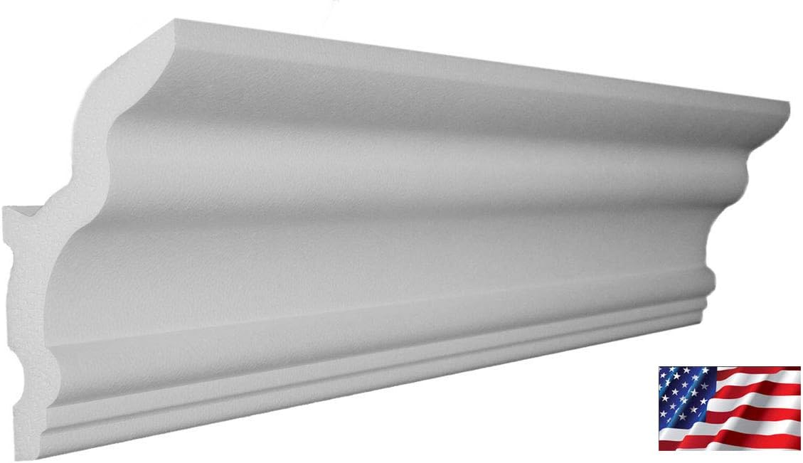Creative Crown Foam Molding | 56 Ft of 5.5" Engel Vaulted Foam Crown Molding kit W/precut Corners on end of Lengths-4 Inside