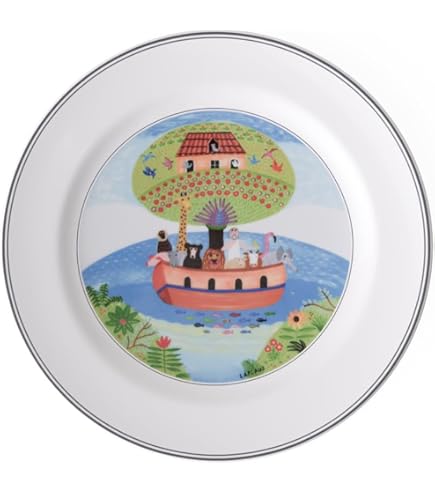 Amazon.com | Villeroy & Boch Design Naif Salad Plate #2-Noah's Ark