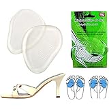 Solette In Silicone Per Scarpe Grandi - Cuscinetti Antiscivolo Per Tallone E Avampiede, Unisex - Foto 2