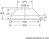 Bosch Series 2 Built-in Canopy Cooker Hood 53 cm view 4