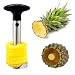 Ambox Silver Stainless Steel Pineapple Easy De-Corer Slicer Peeler Stem Remover Blades for Diced Fruit Rings