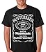 Raw T-Shirt's Vintage Butterbeer - Old No. 9 3/4 - Harry Potter Butter Scotch Men's T-Shirt (Large, Black)