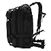 REPEAK Military Tactical Backpack Molle Bug Out Bag Hiking Bag Outdoor Trekking Camping Travel Bag 25L (Black)