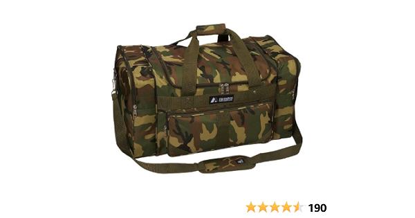 Everest Woodland Camo Duffel Bag 