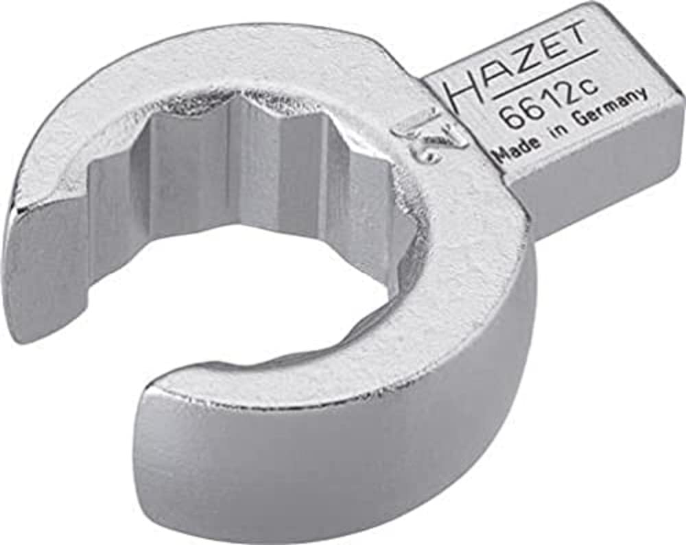 HAZET 6612C-21 48 mm 12-Point Profile Insert Box-End Open Wrench - Chrome-Plated