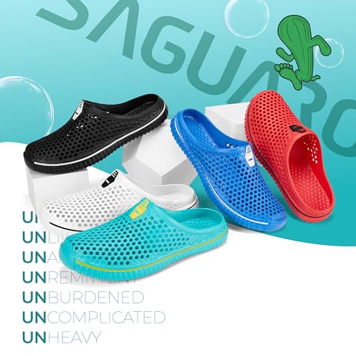 SAGUARO Unisex Beach Slippers Hollow Out Garden Sandals Clogs Shoes Indoor Outdoor Slipper 36-45EU