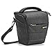 Camera Case, Evecase Digital SLR / DSLR Professional Camera Shoulder Bag for Compact System, Hybrid, Mirrorless, Micro 4/3 and High Zoom Camera - Black