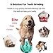 Idepet Dog Toy Ball, Nontoxic Bite Resistant Toy Ball for Pet Dogs Puppy Cat, Dog Pet Food Treat Feeder Chew Tooth Cleaning Ball Exercise Game IQ Training Ball(Blue)