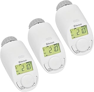 Heizkörper-Thermostatkopf EQIVA mit Bluetooth, 3 Stück