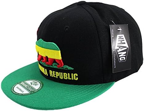 green flat bill hats